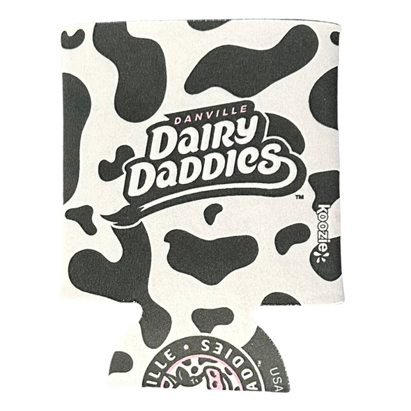 Dairy Daddies - Cow Print Koozie