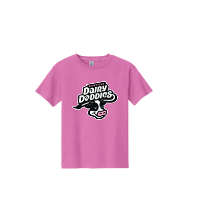 Dairy Daddies Short Sleeve T - Primary Logo Pink
