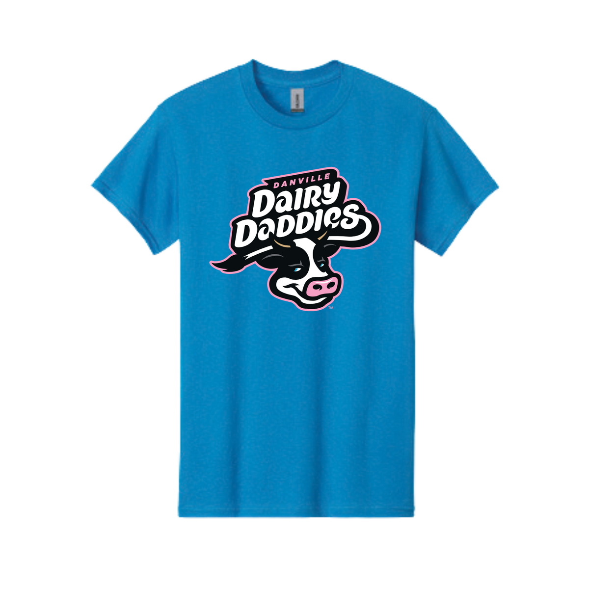 Dairy Daddies Short Sleeve T - Primary Logo Sapphire Blue – Danville ...