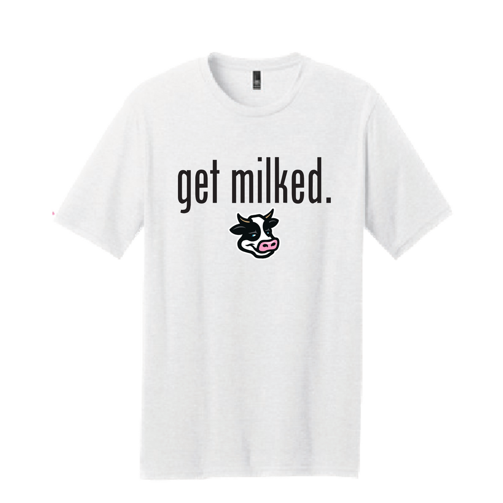 Dairy Daddies 'Get Milked' T - White – Danville Otterbots & Dairy