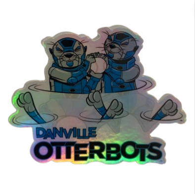Otterbots Holographic Sticker
