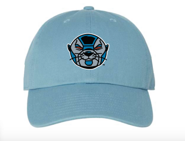 Colombia Blue Otterbots Head Logo Dad Cap