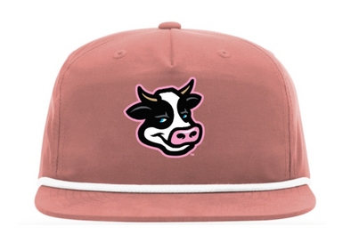 Dairy Daddies Dusty Pink Rope Hat