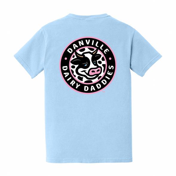 Comfort Colors Baby Blue Dairy Daddies Pocket T-Shirt