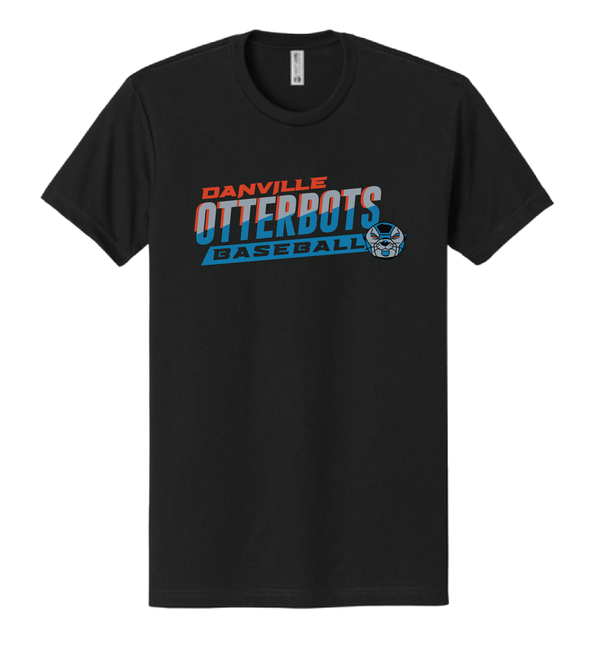 Black Otterbots Lettering T-Shirt